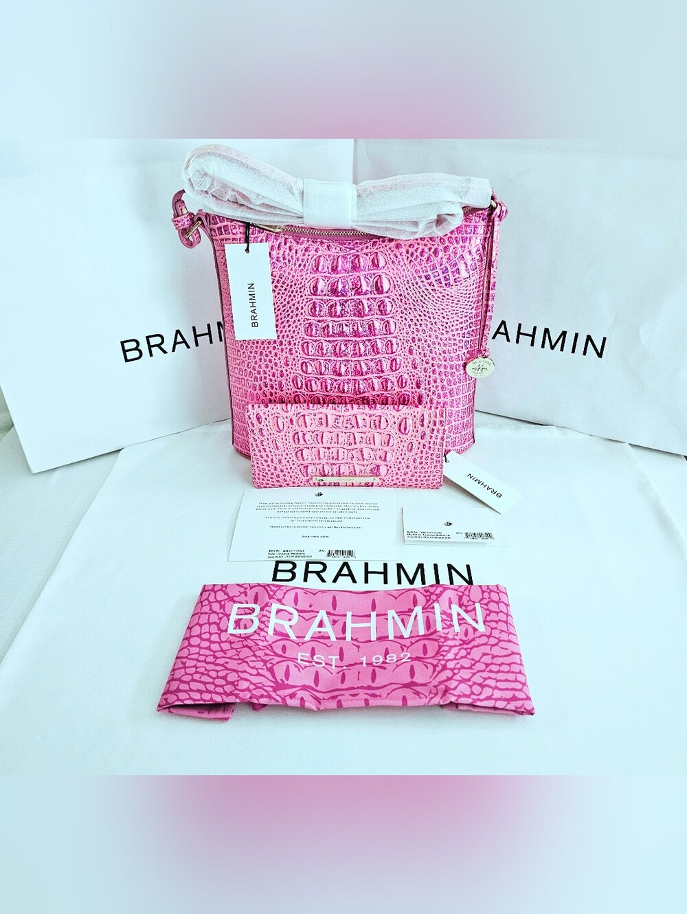 NWT Brahmin EMPOWER Katie w/Ady Wallet